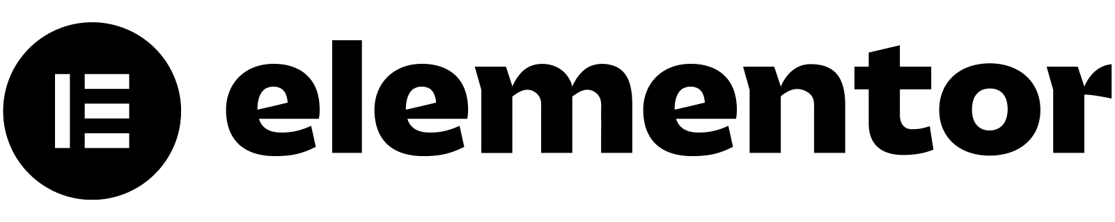 elementor logo negro
