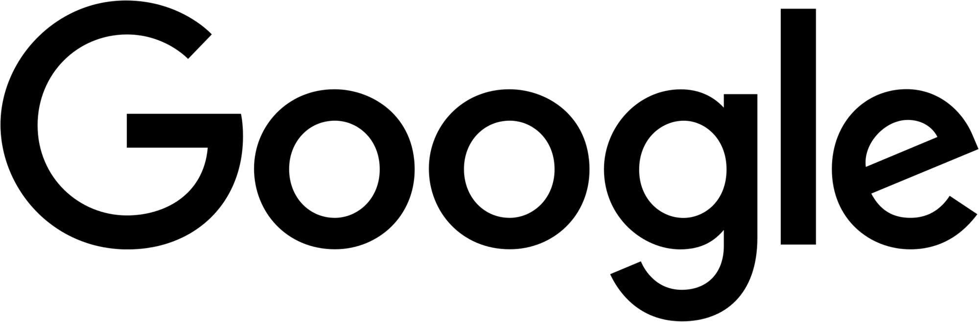goole logo negro